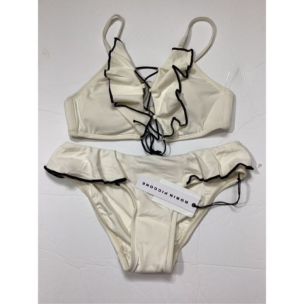 New. Robin Piccone ivory bikini. XXS/XS. Retails $189 - Picture 6 of 8